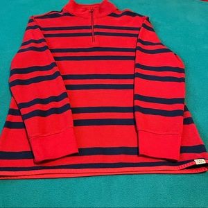 Gap Kids quarter-zip striped sweater